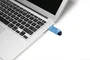 HP V150w - Pendrive USB 2.0 32 GB con conector tipo A, Velocidad de lectura 14 MB/s, Factor de forma deslizante en color Negro y Azul