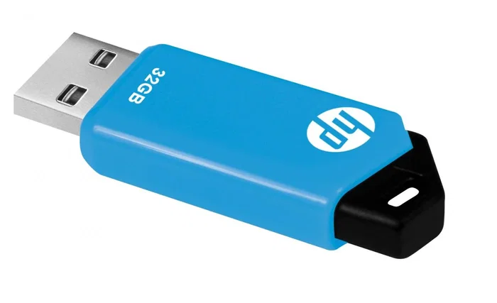 HP V150w - Pendrive USB 2.0 32 GB con conector tipo A, Velocidad de lectura 14 MB/s, Factor de forma deslizante en color Negro y Azul HP V150w - Pendrive USB 2.0 32 GB con conector tipo A, Velocidad de lectura 14 MB/s, Factor de forma deslizante en color Negro y Azul