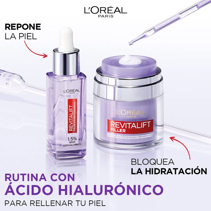 L'Oréal Paris Revitalift Filler Sérum Anti-arrugas con Ácido Hialurónico 30 ml L'Oréal Paris Revitalift Filler Sérum Anti-arrugas con Ácido Hialurónico 30 ml