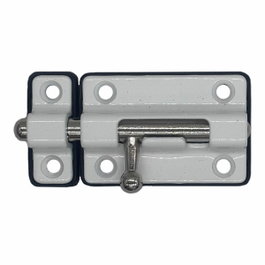Edm Pasador cerrojo base plástica 50 mm blanco