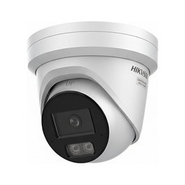HIKVISION DS-2CD2387G3-LIY(2.8mm) Cámara Turret de Seguridad 8MP, Smart Hybrid Light, Color por la Noche