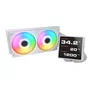 Cougar CGR-PSDVPRGB-W-240 Poseidon VIMEK Pro 240 AIO CPU Liquid Cooling Kit, Radiador 240mm 2x12cm ARGB Blanco, PWM, para Sockets Intel y AMD