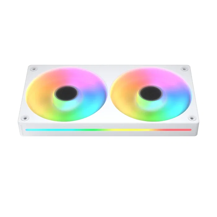 Cougar CGR-PSDVPRGB-W-240 Poseidon VIMEK Pro 240 AIO CPU Liquid Cooling Kit, Radiador 240mm 2x12cm ARGB Blanco, PWM, para Sockets Intel y AMD