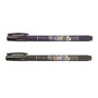 Tombow WS-BHS-2P Blister 2 Rotuladores Base Agua Punta Dura + Blanda Negro