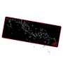 Redragon P003 Suzaku Alfombrilla de Ratón Gaming L (800x300 mm) Tela Superficie, Base Antideslizante, Bordes Rematados - Negro y Rojo