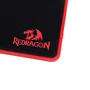 Redragon P003 Suzaku Alfombrilla de Ratón Gaming L (800x300 mm) Tela Superficie, Base Antideslizante, Bordes Rematados - Negro y Rojo