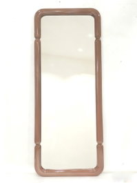 DKD Home Decor Espejo Moderno Lacado Moka de MDF y Cristal 170x70 cm