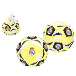REAL MADRID Balón de Fútbol Playa Neopreno Diámetro 21cm Talla 5 Desinflable