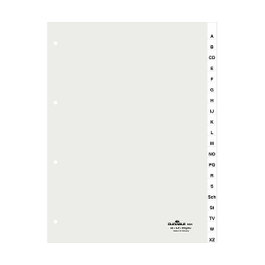 Durable Registro para archivador formato DIN A4 de la A a la Z