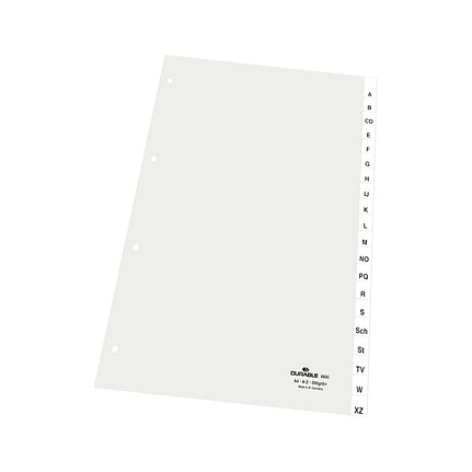 Durable 6800-19 Separadores Alfabéticos A-Z Formato A4
