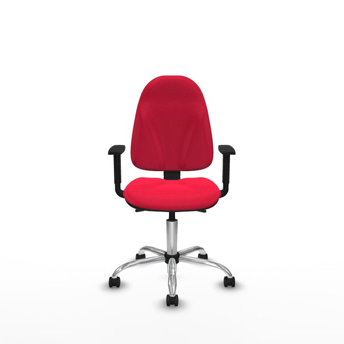PIQUERAS Y CRESPO Silla de oficina Algarra con mecanismo Asincro, Rojo PIQUERAS Y CRESPO Silla de oficina Algarra con mecanismo Asincro, Rojo
