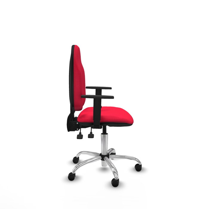 PIQUERAS Y CRESPO Silla de oficina Algarra con mecanismo Asincro, Rojo PIQUERAS Y CRESPO Silla de oficina Algarra con mecanismo Asincro, Rojo