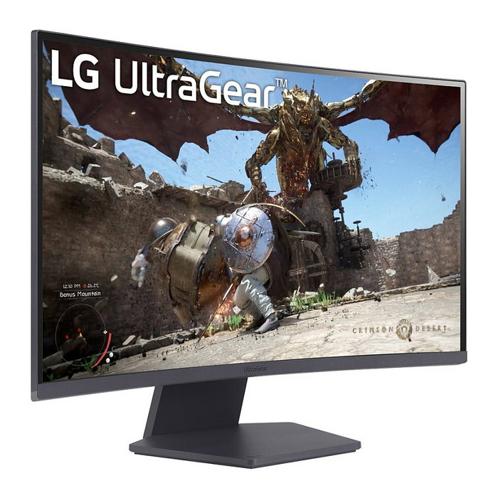 LG UltraGear 27GS60QC-B Monitor Gaming Curvo QHD 180Hz 1ms 27 pulg. Black