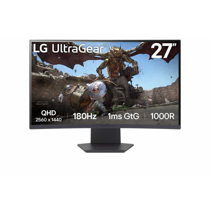 LG UltraGear 27GS60QC-B Curvo QHD 180Hz 1ms VA Negro