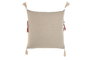 DKD Home Decor Cojín de Algodón Reciclado Terracota con Flecos 45x15x45
