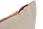 DKD Home Decor Cojín de Algodón Reciclado Terracota con Flecos 45x15x45