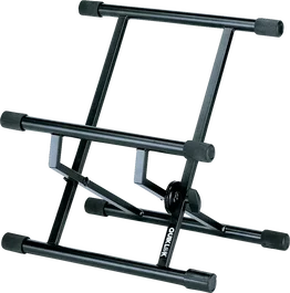QUIKLOK Soporte Amplificador Doble Eje Acero Negro Plegable Regulable 45.20kg