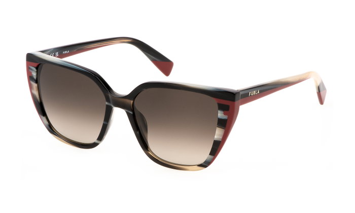 Furla SFU782-5505GZ Gafas de sol Beige y Marrón Furla SFU782-5505GZ Gafas de sol Beige y Marrón