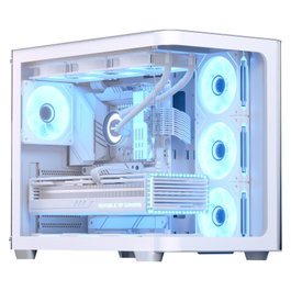 Aerocool Geh Midi P500C-G-WT-V1 con vidrio templado