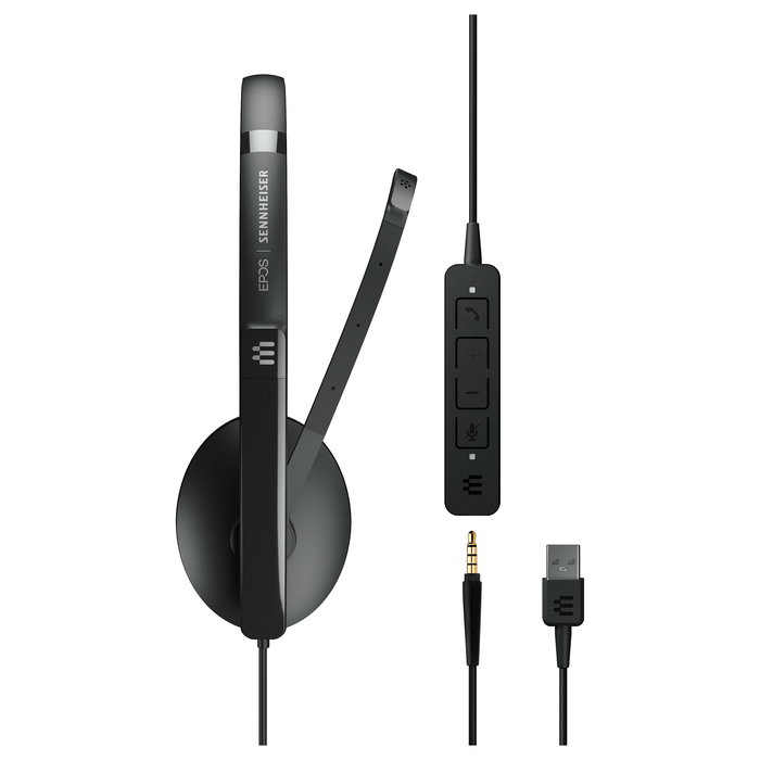 EPOS Adapt 135 USB-A II Auriculares Diadema para Oficina/Centro de Llamadas, con Microfono Boom Cancelacion de Ruido, Alambrico, USB-A, Negro EPOS Adapt 135 USB-A II Auriculares Diadema para Oficina/Centro de Llamadas, con Microfono Boom Cancelacion de Ruido, Alambrico, USB-A, Negro