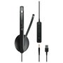 EPOS Adapt 135 USB-A II Auriculares Diadema para Oficina/Centro de Llamadas, con Microfono Boom Cancelacion de Ruido, Alambrico, USB-A, Negro