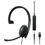EPOS Adapt 135 USB-A II Auriculares Diadema para Oficina/Centro de Llamadas, con Microfono Boom Cancelacion de Ruido, Alambrico, USB-A, Negro