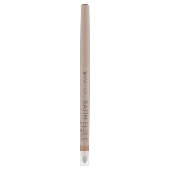 Essence #04-Sunlit Shimmer Delineador en Gel Satin Blend, Doble Punta, Acabado Mate Negro Intenso, Larga Duración, Resistente al Agua, 0,22 g
