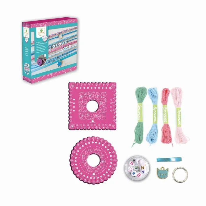 Sycomore SYC3517130011860 Cree 8 Kumihimo Friendship Bracelets (trenzado japonés)