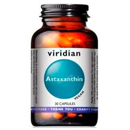 VIRIDIAN Astaxantina 30 Vcaps. - Microalga del Himalaya con Caléndula - Vegano