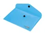 Liderpapel Carpeta Dossier con Broche Azul Translúcido DIN A7