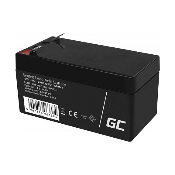 Green Cell Batería AGM41 12V 1,3Ah
