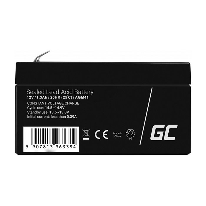 Green Cell Batería AGM41 12V 1,3Ah
