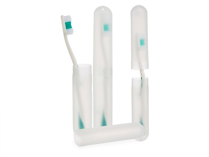 Berilo Porta Cepillos de Dientes Transparente Plástico Polipropileno 20 x 2 x 3 cm (Set de 48)