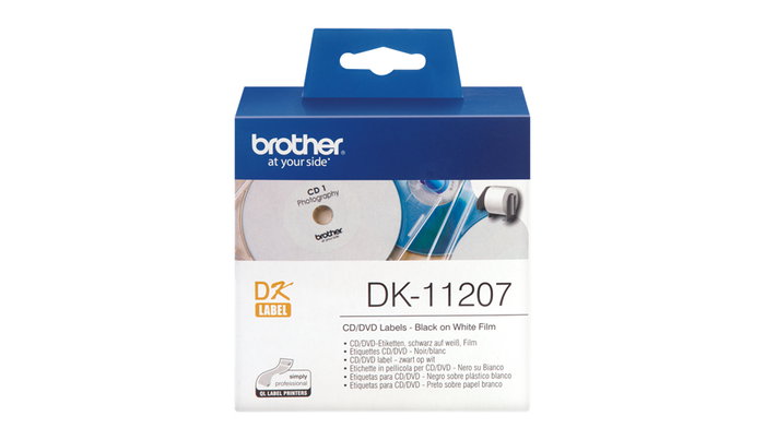 Brother Etiquetas Circulares para CD/DVD 58mm de Película Plástica (100 Unidades) Brother Etiquetas Circulares para CD/DVD 58mm de Película Plástica (100 Unidades)
