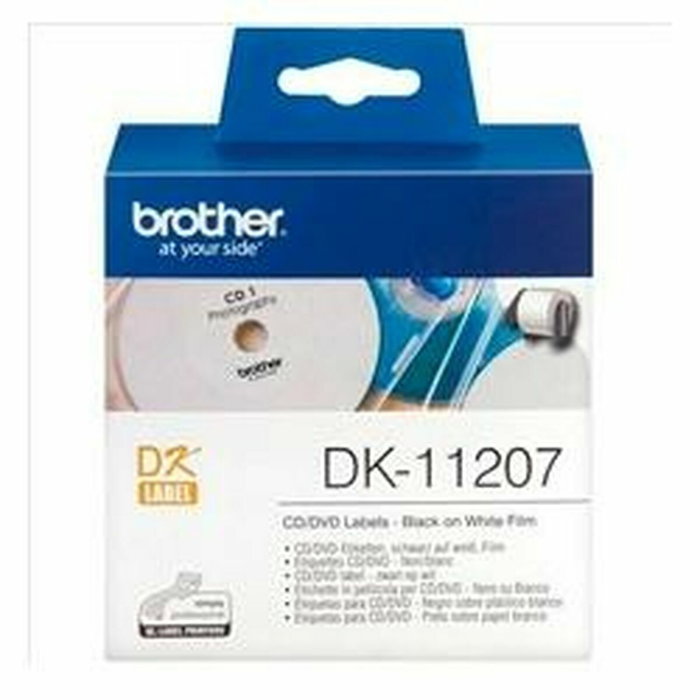 Brother Etiquetas Circulares para CD/DVD 58mm de Película Plástica (100 Unidades) Brother Etiquetas Circulares para CD/DVD 58mm de Película Plástica (100 Unidades)