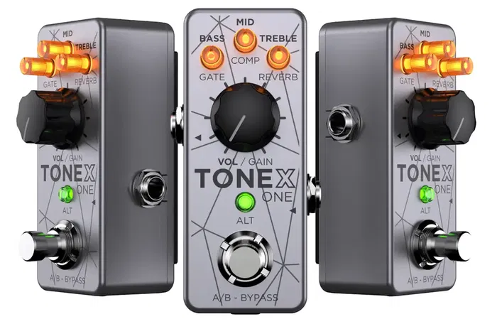 IKMULTIMED Pedal X One para Bajo Bass Edition, 20 Preajustes de Amplificadores Legendarios y Efectos Integrados, Diseñado y Fabricado en Italia
