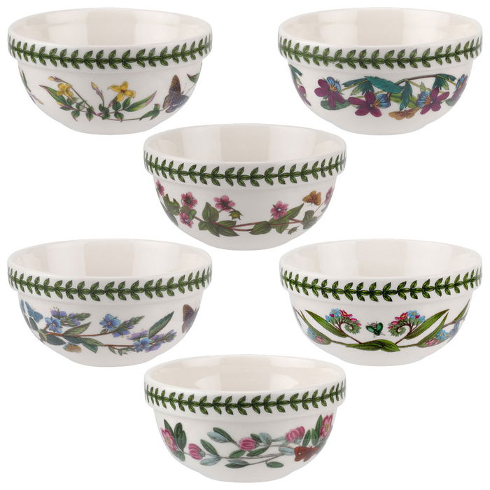 Portmeirion Bol Apilable Botanic Garden Diámetro 12,5 cm (6 Unidades)