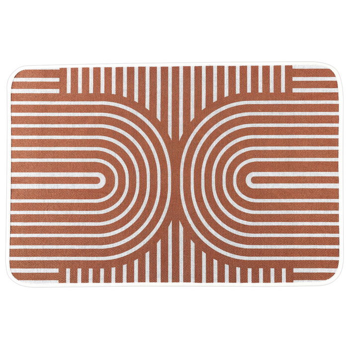 Je cherche une Idee Felpudo Interior Antideslizante 45x60 cm Modelos Surtidos Verde Azul Terracota