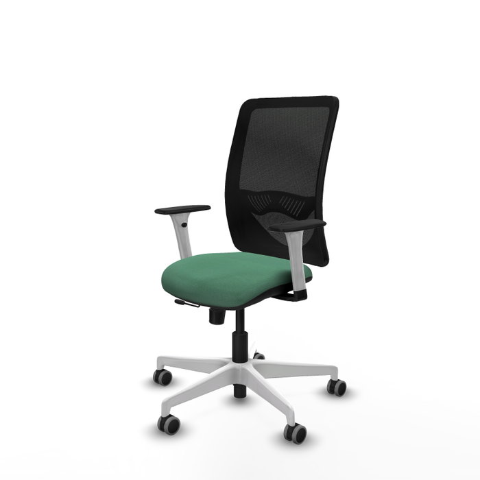 PIQUERAS Y CRESPO Silla de oficina Zulema Verde esmeralda y Negro PIQUERAS Y CRESPO Silla de oficina Zulema Verde esmeralda y Negro