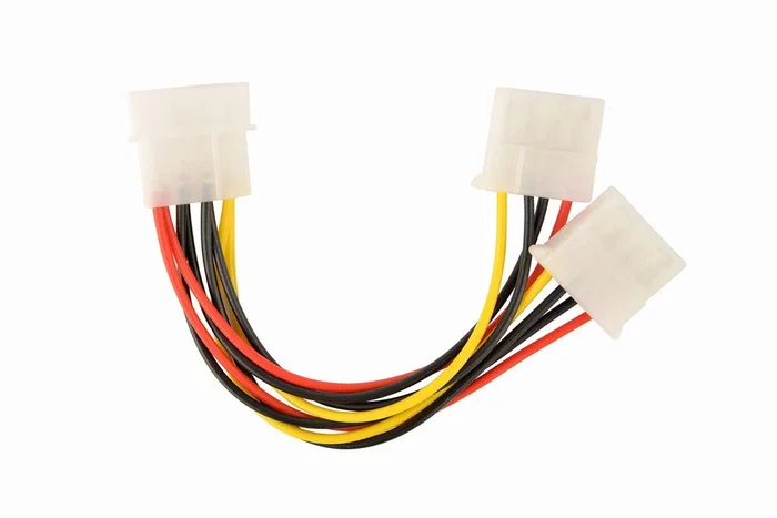 Gembird CC-PSU-1 cable de alimentación Molex de 4 pines macho a doble Molex hembra