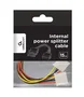 Gembird CC-PSU-1 cable de alimentación Molex de 4 pines macho a doble Molex hembra