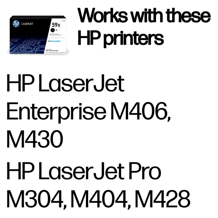 HP 59X Negro CF259X de alta capacidad