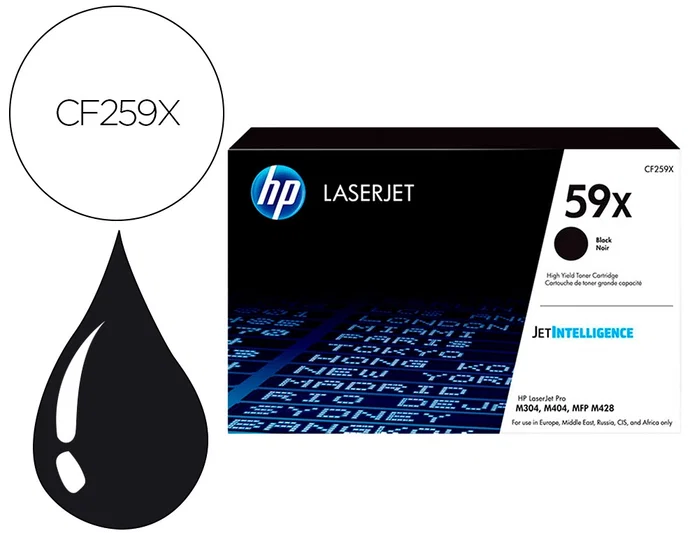 HP 59X Negro CF259X de alta capacidad