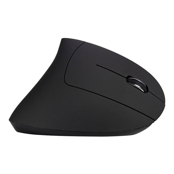Inter-Tech KM-206R Ratón Vertical Inalámbrico Negro