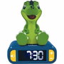 Lexibook Despertador Digital de Dinosaurio con Luz 3D y Efectos de Sonido