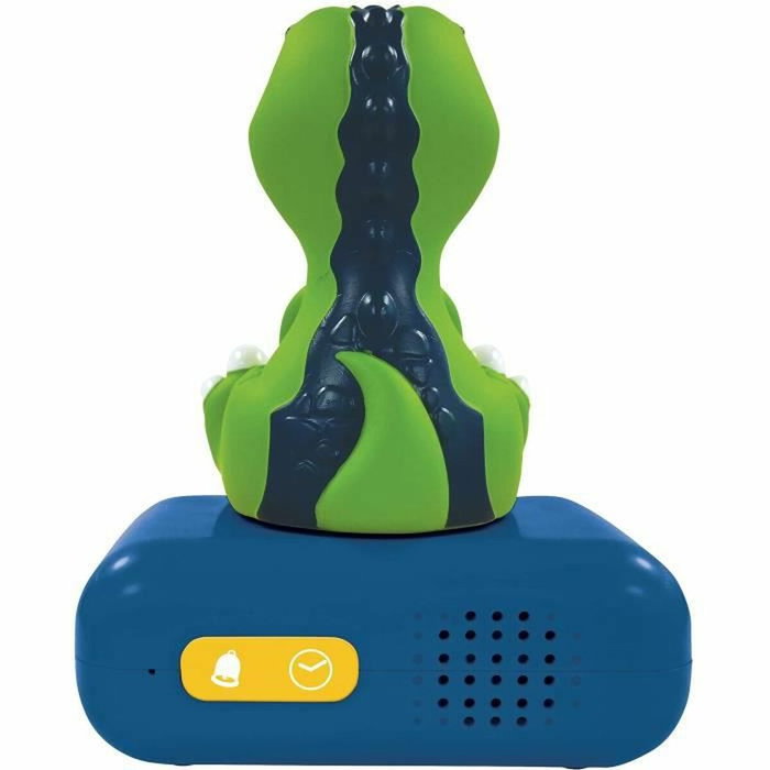 Lexibook Despertador Digital de Dinosaurio con Luz 3D y Efectos de Sonido