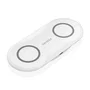 Aisens Cargador Inalámbrico 2 en 1 15W Blanco ASCH-15W2WC059-W