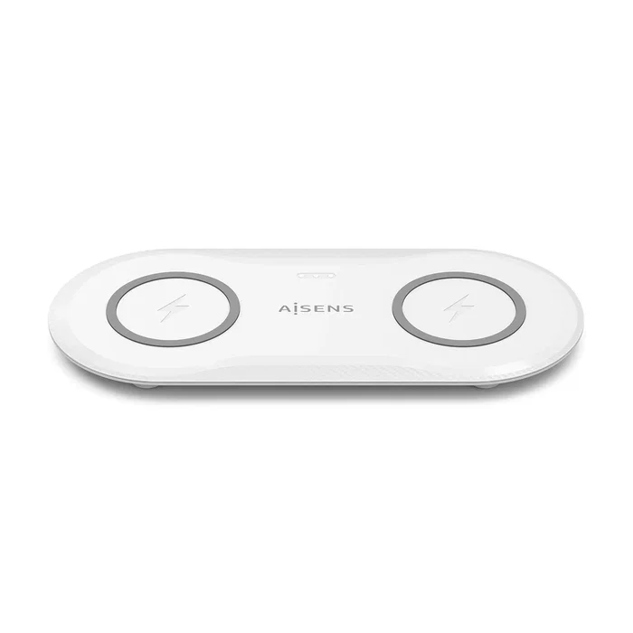 Aisens Cargador Inalámbrico 2 en 1 15W Blanco ASCH-15W2WC059-W Aisens Cargador Inalámbrico 2 en 1 15W Blanco ASCH-15W2WC059-W
