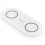 Aisens Base de Carga Inalámbrica ASCH-15W2WC059-W, 15W, 2 en 1 para Móvil y Auriculares, Blanco
