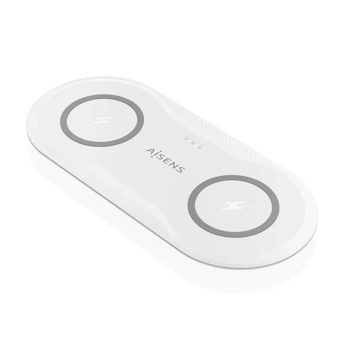 AISENS Cargador Inalámbrico USB-C 15W 2 en 1 para Móvil y Auriculares, Blanco AISENS Cargador Inalámbrico USB-C 15W 2 en 1 para Móvil y Auriculares, Blanco